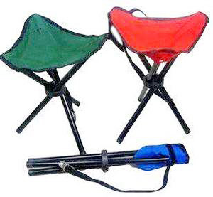 Foldable Three Legged Stool For Fishing etc